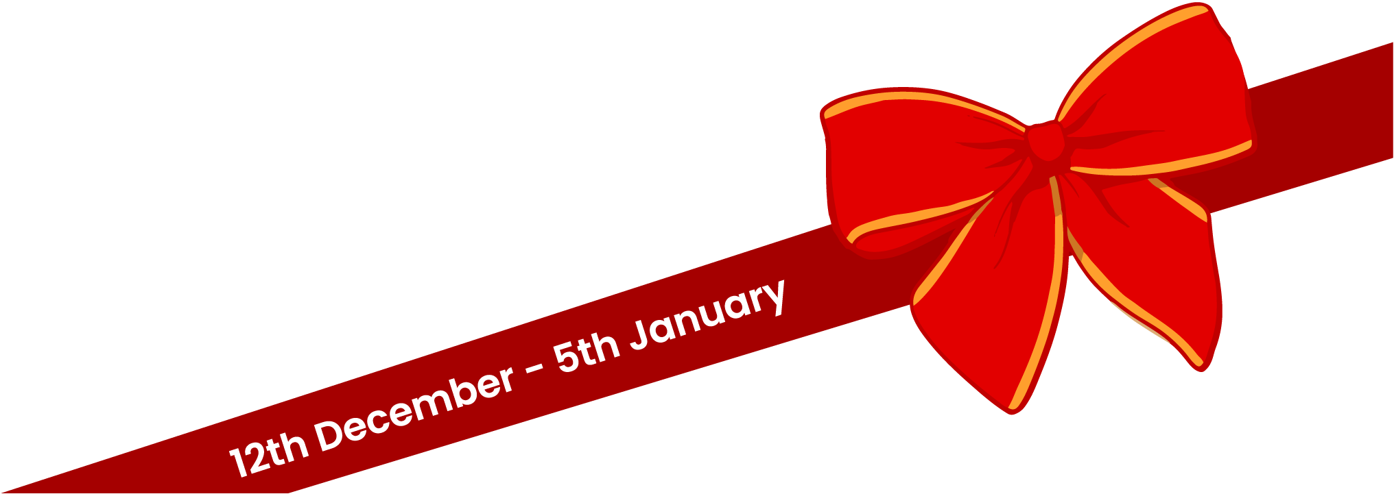 decortive christmas bow