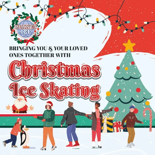 Instagram Post for Christmas Ice Skating at Planet Ice