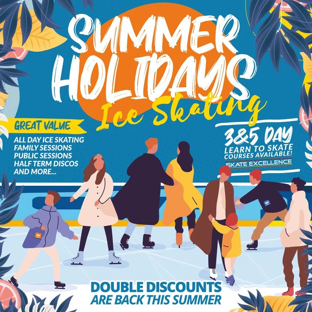 Instagram Post for Summer Holidays Ice Skating at Planet Ice